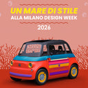 Milano si tinge di corallo Fiat Topolino e Gallo riscrivono il colore urbano