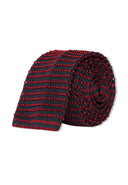 Cravatta uomo seta blu/rosso con righine - Gallo 1927 - Official Online Shop