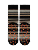 Calze corte antiscivolo uomo cotone nero righe multicolor - Gallo 1927 - Official Online Shop
