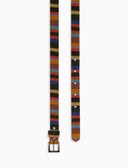 Cintura bassa donna pile verde righe multicolor - Gallo 1927 - Official Online Shop