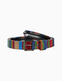 Cintura bassa donna pile blu righe multicolor - Gallo 1927 - Official Online Shop