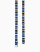 Cintura reversibile donna cotone righe multicolor blu - Gallo 1927 - Official Online Shop