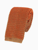 Cravatta uomo seta arancio fantasia cangiante - Gallo 1927 - Official Online Shop