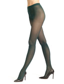 Collant donna microfibra 60 denari verde tinta unita - Gallo 1927 - Official Online Shop