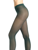 Collant donna microfibra 60 denari verde tinta unita - Gallo 1927 - Official Online Shop