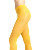 Collant donna microfibra 60 denari giallo tinta unita - Gallo 1927 - Official Online Shop
