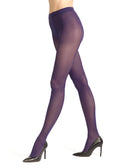 Collant donna microfibra 60 denari viola tinta unita - Gallo 1927 - Official Online Shop