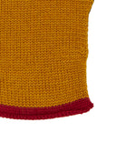 Guanti donna lana, seta e cashmere blu tinta unita e contrasti - Gallo 1927 - Official Online Shop