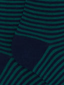 Calze lunghe donna cotone blu righe windsor - Gallo 1927 - Official Online Shop