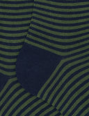 Calze lunghe donna cotone blu righe windsor - Gallo 1927 - Official Online Shop