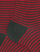 Calze corte donna cotone verde righe windsor - Gallo 1927 - Official Online Shop