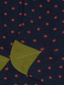 Calze corte donna cotone blu fantasia pois - Gallo 1927 - Official Online Shop