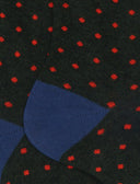 Calze corte donna cotone verde fantasia pois - Gallo 1927 - Official Online Shop