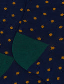Calze lunghe donna cotone fantasia pois blu - Gallo 1927 - Official Online Shop