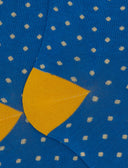 Calze lunghe donna cotone fantasia pois azzurro - Gallo 1927 - Official Online Shop