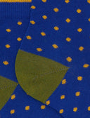 Calze cortissime donna cotone fantasia pois blu - Gallo 1927 - Official Online Shop