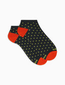 Calze fantasmini donna cotone leggero fumo fantasia pois - Gallo 1927 - Official Online Shop