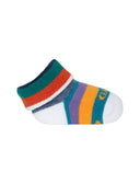 Babbucce bambino cotone righe multicolor bianco - Gallo 1927 - Official Online Shop