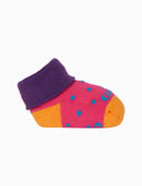 Babbucce bambino cotone fantasia pois fucsia - Gallo 1927 - Official Online Shop