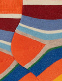 Calze cortissime bambino cotone leggero aragosta righe multicolor - Gallo 1927 - Official Online Shop
