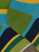 Calze fantasmini bambino cotone leggero cactus righe multicolor - Gallo 1927 - Official Online Shop