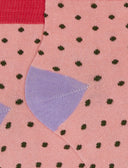 Calze cortissime bambino cotone leggero geranio fantasia pois - Gallo 1927 - Official Online Shop