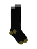 Calze lunghe uomo cotone tinta unita nero - Gallo 1927 - Official Online Shop