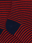 Calze lunghe uomo cotone blu righe windsor - Gallo 1927 - Official Online Shop