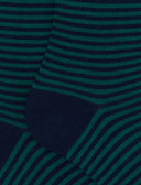 Calze lunghe uomo cotone blu righe windsor - Gallo 1927 - Official Online Shop