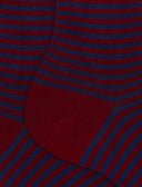 Calze corte uomo cotone rosso righe windsor - Gallo 1927 - Official Online Shop