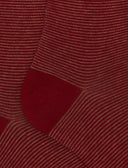 Calze lunghe uomo bordò righine bicolore - Gallo 1927 - Official Online Shop