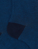 Calze corte uomo cotone royal righine bicolore - Gallo 1927 - Official Online Shop