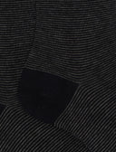 Calze corte uomo cotone grigio righine bicolore - Gallo 1927 - Official Online Shop