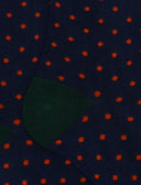 Calze lunghe uomo cotone blu e rosso fantasia pois - Gallo 1927 - Official Online Shop