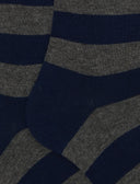 Calze lunghe uomo cotone royal righe bicolore - Gallo 1927 - Official Online Shop