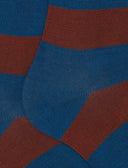 Calze lunghe uomo cotone righe bicolore blu - Gallo 1927 - Official Online Shop