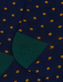 Calze lunghe uomo cotone fantasia pois blu - Gallo 1927 - Official Online Shop
