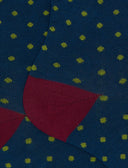 Calze corte uomo cotone fantasia pois blu - Gallo 1927 - Official Online Shop