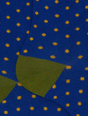 Calze corte uomo cotone fantasia pois blu - Gallo 1927 - Official Online Shop