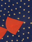 Calze corte uomo cotone fantasia pois blu - Gallo 1927 - Official Online Shop