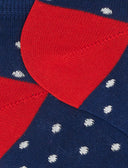 Calze fantasmini uomo cotone leggero royal fantasia pois - Gallo 1927 - Official Online Shop