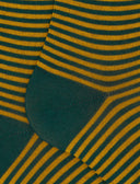 Calze lunghe uomo cotone righe windsor verde - Gallo 1927 - Official Online Shop