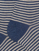 Calze corte uomo cotone righe windsor blu - Gallo 1927 - Official Online Shop