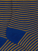 Calze corte uomo cotone righe windsor blu - Gallo 1927 - Official Online Shop
