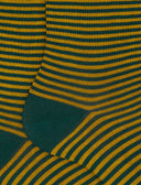 Calze corte uomo cotone righe windsor verde - Gallo 1927 - Official Online Shop