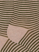 Calze corte uomo cotone righe windsor beige - Gallo 1927 - Official Online Shop