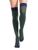 Parigina donna cotone blu righe windsor - Gallo 1927 - Official Online Shop