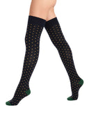 Parigina donna cotone caldo blu fantasia pois