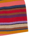 Calotta unisex pile bordò righe multicolor - Gallo 1927 - Official Online Shop