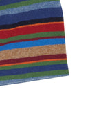 Calotta unisex pile blu righe multicolor - Gallo 1927 - Official Online Shop